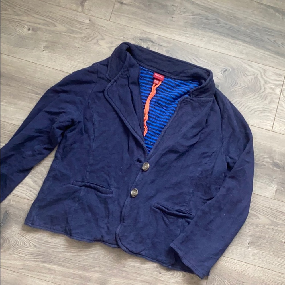 Merona Blazer with Stripe Lining